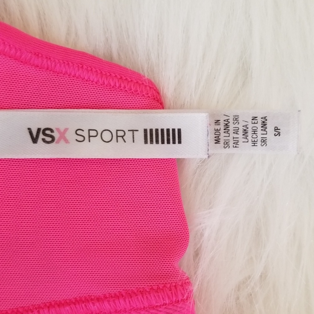 Victoria's Secret Sports Bra Pink & Black Size S/P - Picture 5 of 5
